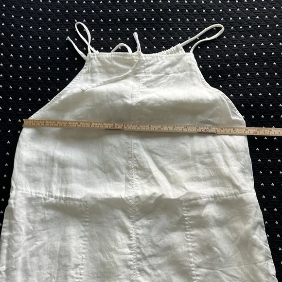 Everlane linen apron dress S white - Picture 9 of 14